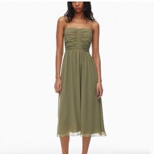 Aritzia Wilfred Amuse Sleeveless Midi Dress size 6
